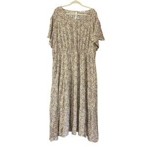 Nemidor Floral Tiered Cottagecore Dress Women’s 5XL Prairie Whimsical Church